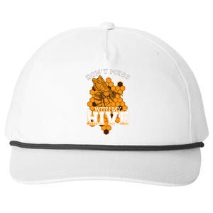 DonT Mess With My Hive | Beekeeping Beekeeper Beehive Snapback Five-Panel Rope Hat