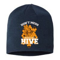 DonT Mess With My Hive | Beekeeping Beekeeper Beehive Sustainable Beanie