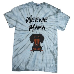 Dachshund Mom Weiner dog Wo Tie-Dye T-Shirt