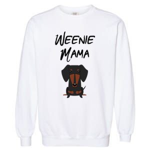 Dachshund Mom Weiner dog Wo Garment-Dyed Sweatshirt