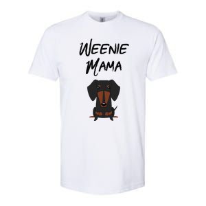 Dachshund Mom Weiner dog Wo Softstyle CVC T-Shirt