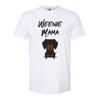 Dachshund Mom Weiner dog Wo Softstyle CVC T-Shirt