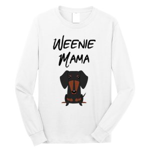 Dachshund Mom Weiner dog Wo Long Sleeve Shirt