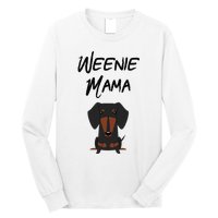 Dachshund Mom Weiner dog Wo Long Sleeve Shirt