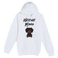 Dachshund Mom Weiner dog Wo Premium Pullover Hoodie