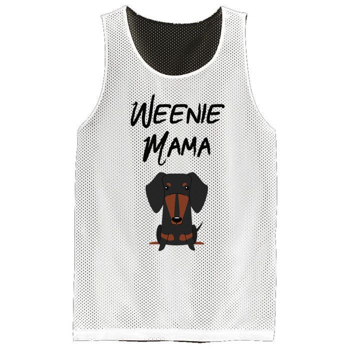 Dachshund Mom Weiner dog Wo Mesh Reversible Basketball Jersey Tank