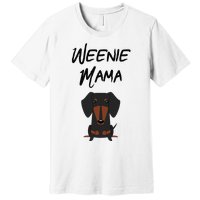 Dachshund Mom Weiner dog Wo Premium T-Shirt