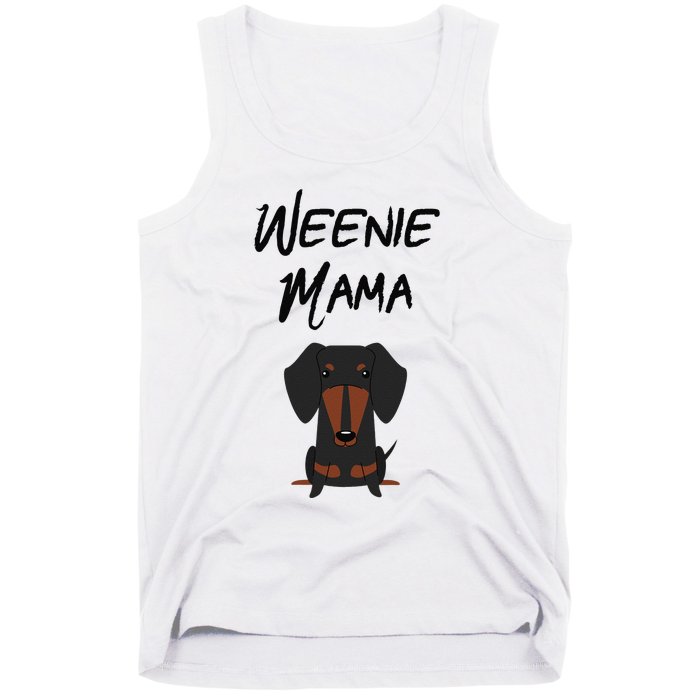 Dachshund Mom Weiner dog Wo Tank Top