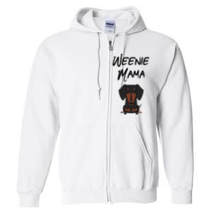 Dachshund Mom Weiner dog Wo Full Zip Hoodie