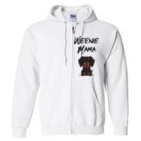 Dachshund Mom Weiner dog Wo Full Zip Hoodie