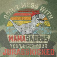 Dont Mess With Mamasaurus Youll Get Jurasskicked Legacy Tie Dye Trucker Hat