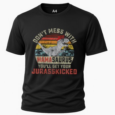 Dont Mess With Mamasaurus Youll Get Jurasskicked Performance Shirt