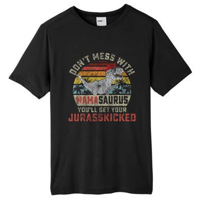 Dont Mess With Mamasaurus Youll Get Jurasskicked Tall Fusion ChromaSoft Performance T-Shirt