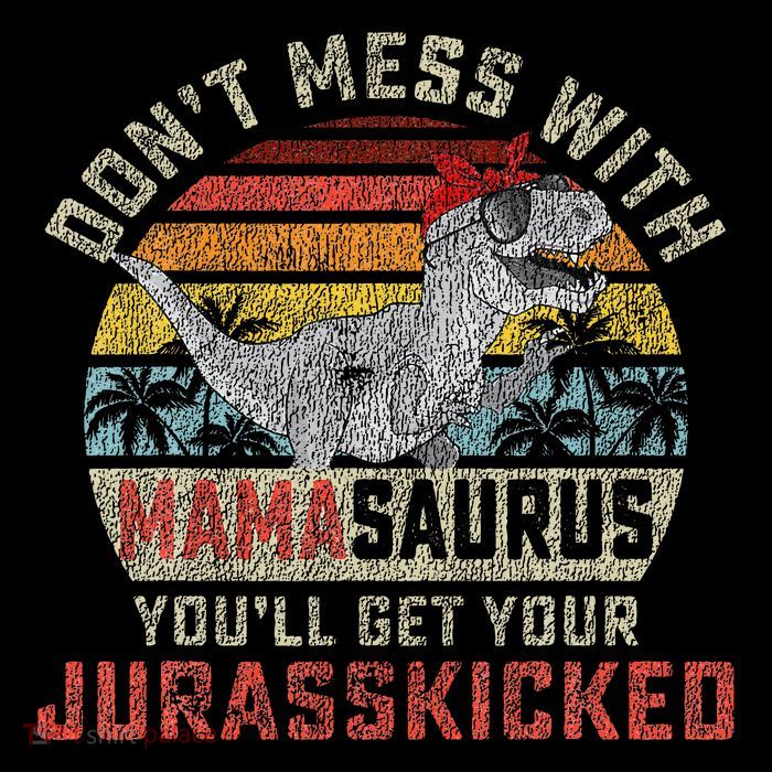 Dont Mess With Mamasaurus Youll Get Jurasskicked Pom Pom 12in Knit Beanie