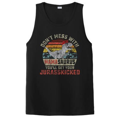 Dont Mess With Mamasaurus Youll Get Jurasskicked PosiCharge Competitor Tank