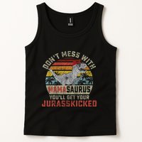Dont Mess With Mamasaurus Youll Get Jurasskicked Tank Top