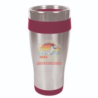 Dont Mess With Mamasaurus Youll Get Jurasskicked 16oz Travel Tumbler