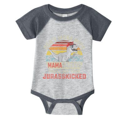 Dont Mess With Mamasaurus Youll Get Jurasskicked Infant Baby Jersey Bodysuit