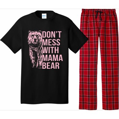 Don't Mess with Mama Bear Vintage Mom Mommy Mother's Day Pajama Set