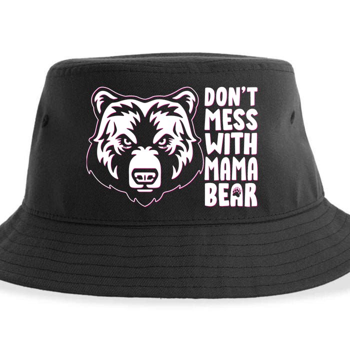 Dont Mess With Mama Bear Sustainable Bucket Hat
