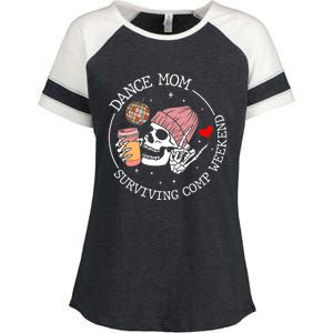 Dance Mom Weekends Coffee Dance Comps Tie Dye Women Enza Ladies Jersey Colorblock Tee