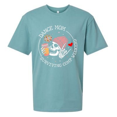 Dance Mom Weekends Coffee Dance Comps Tie Dye Women Sueded Cloud Jersey T-Shirt