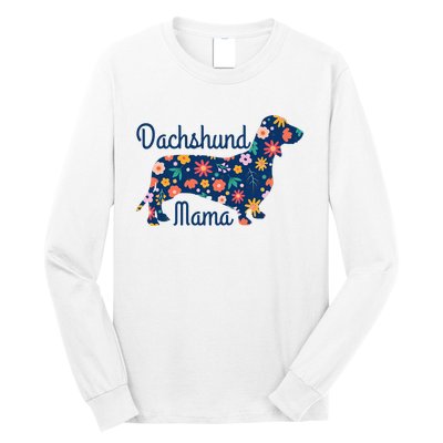 Dachshund Mama Wiener Dog Doxie Mom Funny Cute Long Sleeve Shirt