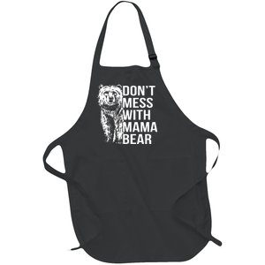 Don't Mess With Mama Bear Full-Length Apron With Pockets