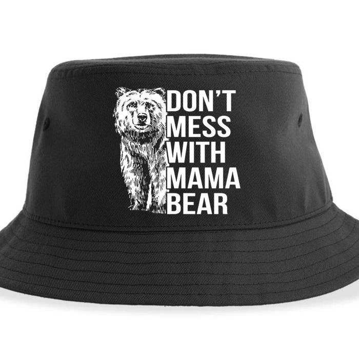 Don't Mess With Mama Bear Sustainable Bucket Hat
