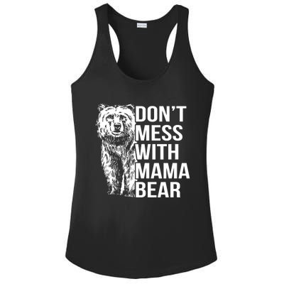 Don't Mess With Mama Bear Ladies PosiCharge Competitor Racerback Tank