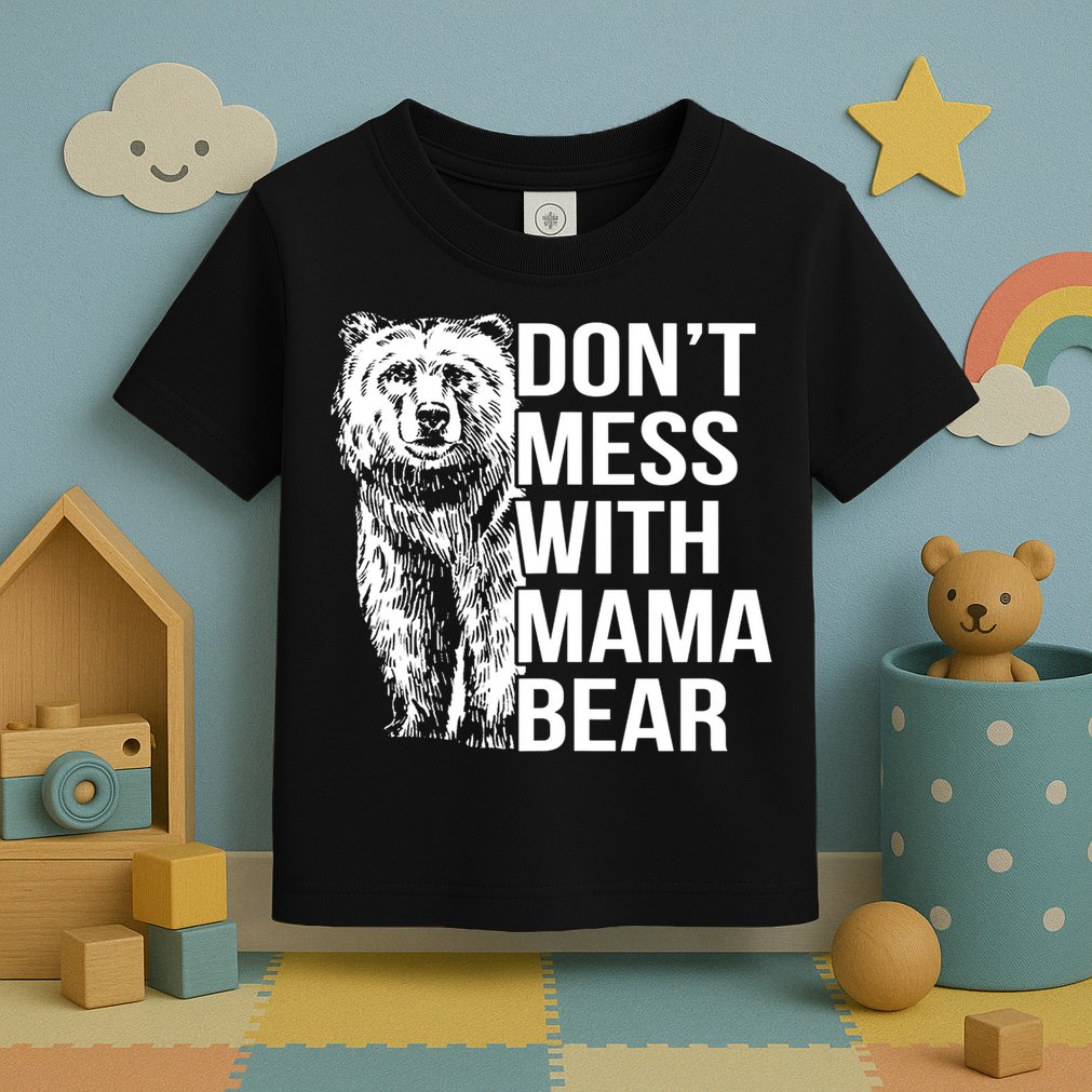 Don't Mess With Mama Bear Toddler T-Shirt