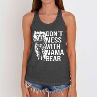 Don't Mess With Mama Bear Women's Knotted Racerback Tank