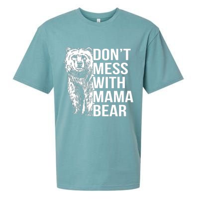 Don't Mess With Mama Bear Sueded Cloud Jersey T-Shirt