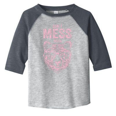 DonT Mess With Mama Bear MotherS Day Toddler Fine Jersey T-Shirt