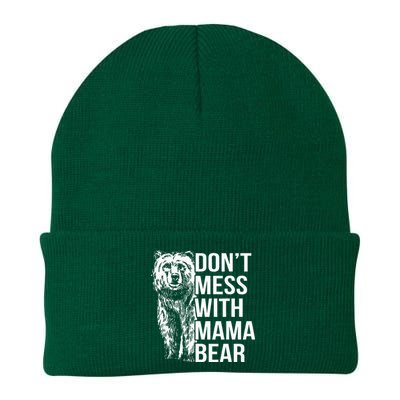 Dont Mess With Mama Bear Knit Cap Winter Beanie