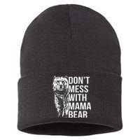 Dont Mess With Mama Bear Sustainable Knit Beanie