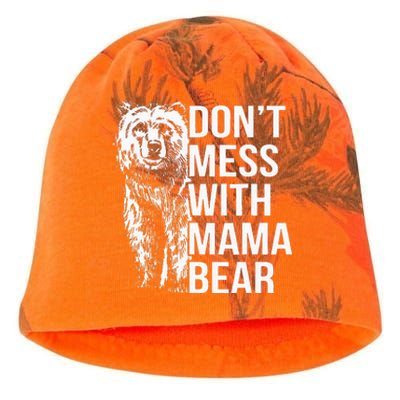 Dont Mess With Mama Bear Kati - Camo Knit Beanie