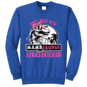 Don't Mess With Mamasaurus You'll Get Jurasskicked Gift Tall Sweatshirt