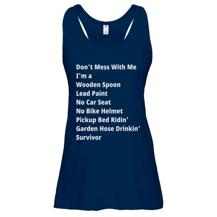 Don't Mess With Me, I'm A Survivor, Motivational Inspiring Quote, Plus Size Ladies Essential Flowy Tank