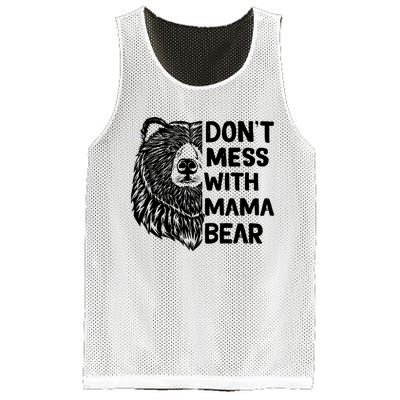 Don't Mess with Mama Bear Mesh Reversible Basketball Jersey Tank