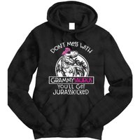 Don't Mess With Grammysaurus You'll Get Jurasskicked Tie Dye Hoodie