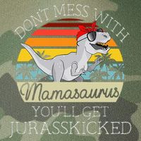 Dont Mess With Mamasaurus Youll Get Jurasskicked Legacy Tie Dye Trucker Hat