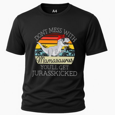 Dont Mess With Mamasaurus Youll Get Jurasskicked Performance Shirt