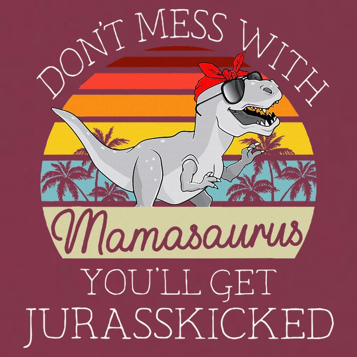 Dont Mess With Mamasaurus Youll Get Jurasskicked 16oz Travel Tumbler