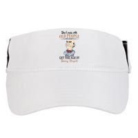 Don't Mess With Old People Old Man Adult Drive Performance Visor