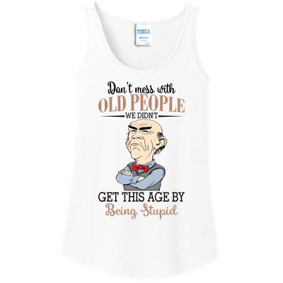 Don't Mess With Old People Old Man Ladies Essential Tank