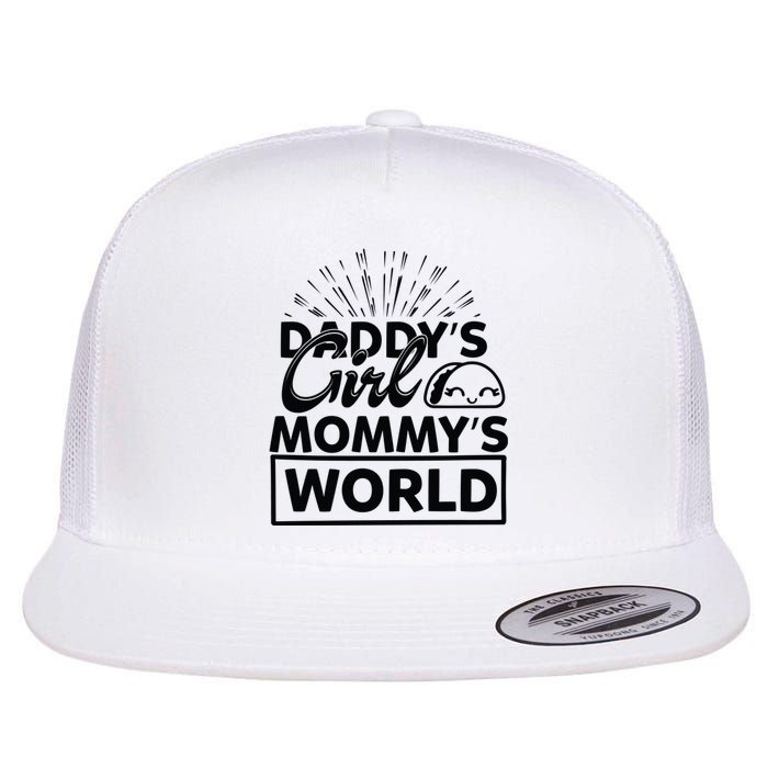 Daddy's Mommy's World Flat Bill Trucker Hat