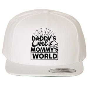 Daddy's Mommy's World Wool Snapback Cap