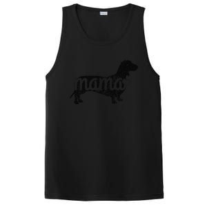 Dachshund Mama Wiener Dog Doxie Mom Funny Cute Gift (1) PosiCharge Competitor Tank