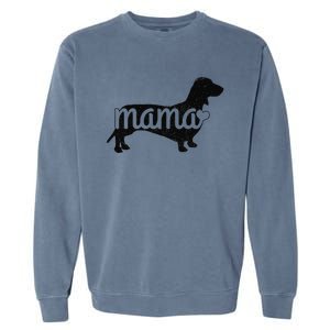 Dachshund Mama Wiener Dog Doxie Mom Funny Cute Gift (1) Garment-Dyed Sweatshirt